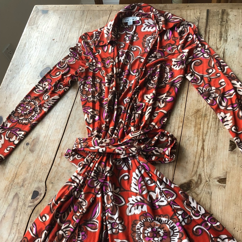Chetta B size 2 wrap dress
